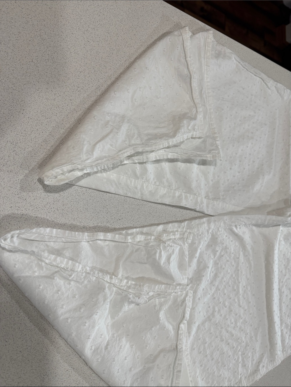 Colsie Wide Leg pajama Pants in White and Yellow - Picture 6 of 8